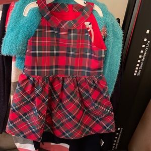 Vineyard Vines Merry Plaid Party Dress (4T)
